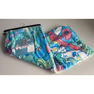 My Little Pony Soft Plush Throw Blanket 50 X 70” Silk Touch Rainbow NEW